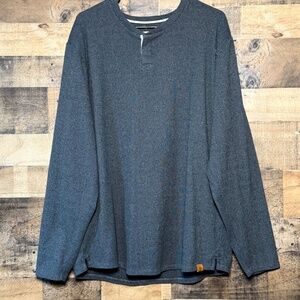 NEW NWOT Fundamental Coast Men's Gray Long Sleeve Shirt XXL Extra Large